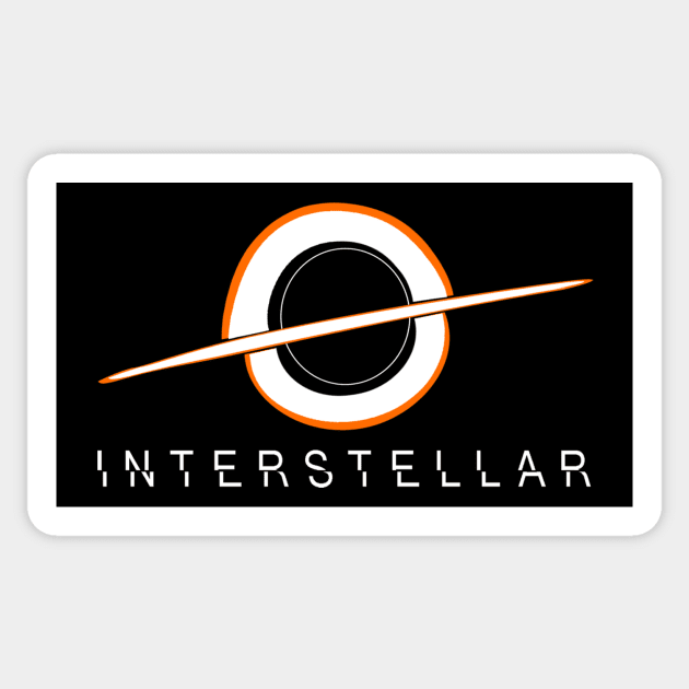 Black Hole Interstellar Sticker by BuckRogers